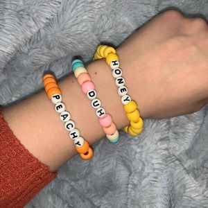 3 Ponybead VSCO Trendy Bracelets